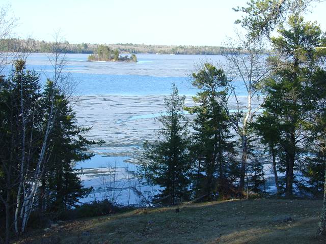 Open water off of site #1 at 7pm